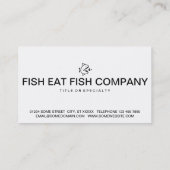 魚の食べアイコン 名刺 (裏面)