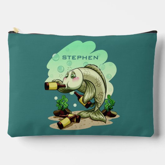 魚の飲用名前をカスタムする アクセサリーポーチ (正面)