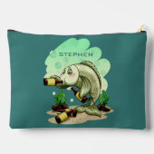 魚の飲用名前をカスタムする アクセサリーポーチ (裏面)