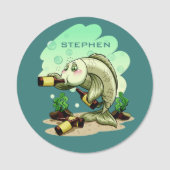 魚の飲用名前をカスタムする 名札 (正面)