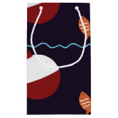 魚の餌の水泳の魚釣り スモールペーパーバッグ (裏面)