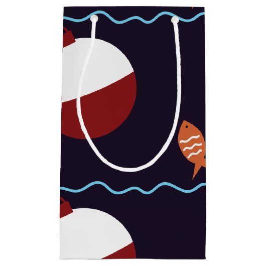 魚の餌の水泳の魚釣り スモールペーパーバッグ (正面)