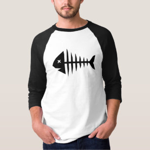 魚の骨の骨組 Tシャツ