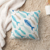 魚の骨スープ クッション (ブランケット)