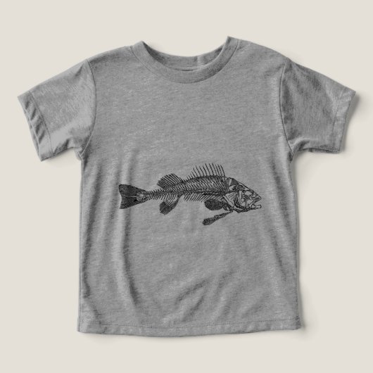 魚の骨格 (デザイン正面)