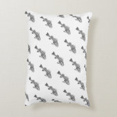 魚の骨格 アクセントクッション (裏面(縦))