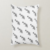 魚の骨格 アクセントクッション (正面(垂直))