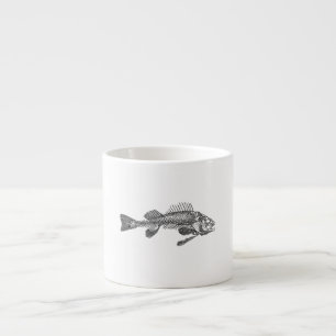 魚の骨格 エスプレッソカップ