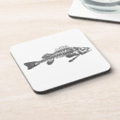 魚の骨格 コースター (左側)