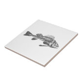 魚の骨格 タイル (側面)