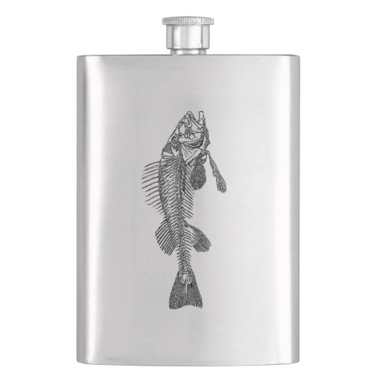魚の骨格 フラスク (正面)