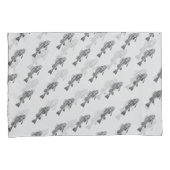 魚の骨格 枕カバー (正面右)