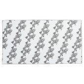 魚の骨格 枕カバー (正面右)