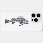 魚の骨格 Case-Mate iPhoneケース (裏面 (横))