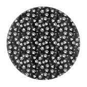 魚の骨猫のプリントパターン カッティングボード (正面)