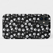 魚の骨猫のプリントパターン Case-Mate iPhoneケース (裏面(横))