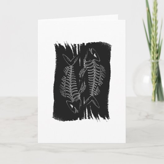 魚の骨 カード (正面)