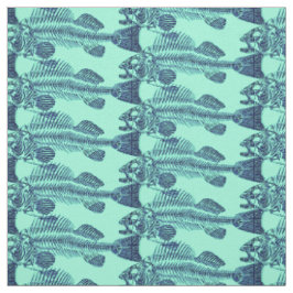 魚の骨 ファブリック