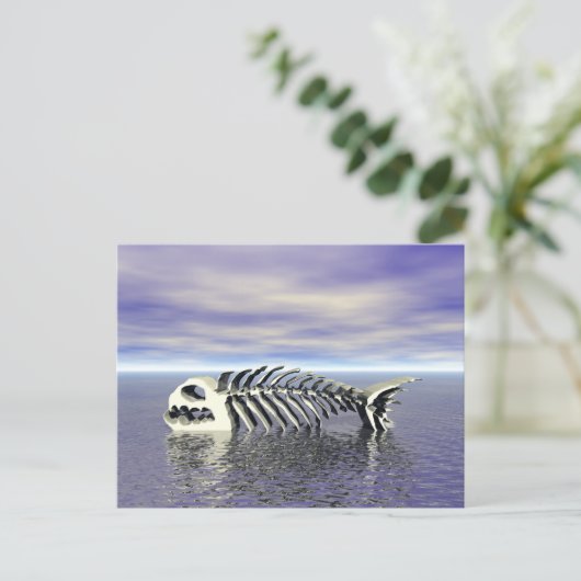 魚の骨 ポストカード (スタンド正面)
