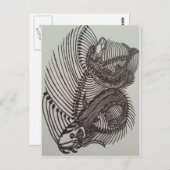 魚の骨 ポストカード (正面/裏面)