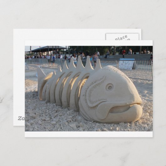 魚の骨 ポストカード (正面/裏面)