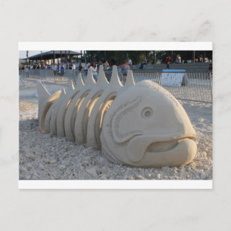 魚の骨 ポストカード