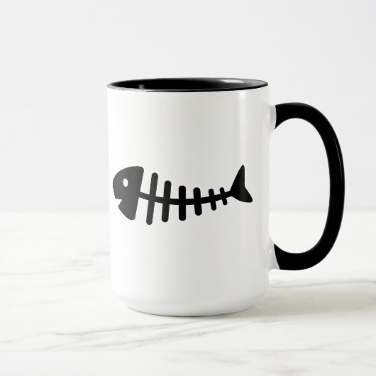 魚の骨 マグカップ (右)