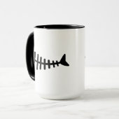 魚の骨 マグカップ (正面左)