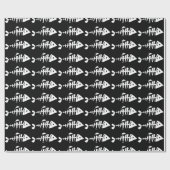 魚の骨 ラッピングペーパー (フラット)