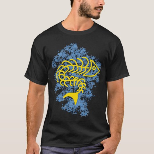魚の骨 Tシャツ (正面)
