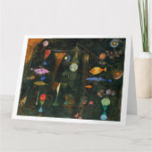 魚の魔法、ポール・クレー1925 カード (正面)