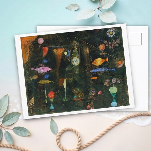 魚の魔法、ポール・クレー1925 ポストカード