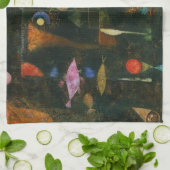 魚の魔法 – ポール・クレー キッチンタオル (折り畳み)