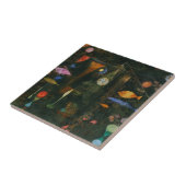 魚の魔法 – ポール・クレー タイル (側面)