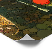 魚の魔法、無限ドットbyアフターポールクレー ポスター (角)