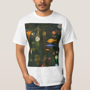 魚の魔法、無限ドットbyアフターポールクレー tシャツ