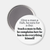 魚の魚がbfを不平とする マグネット (正面/裏面)