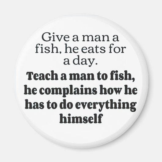 魚の魚がbfを不平とする マグネット (正面)