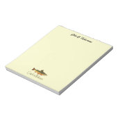 魚の魚の魚の魚の魚のルークの魚をパーソナライズ ノートパッド (回転)