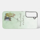 魚の魚釣り桶に行く SAMSUNG GALAXYケース (裏面横)