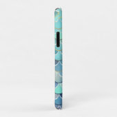 魚の鱗模様 青空背景 金色 Case-Mate iPhoneケース (裏面/右)