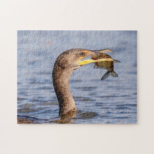 魚の鵜 ジグソーパズル (横)