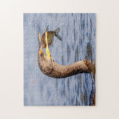 魚の鵜 ジグソーパズル (縦)