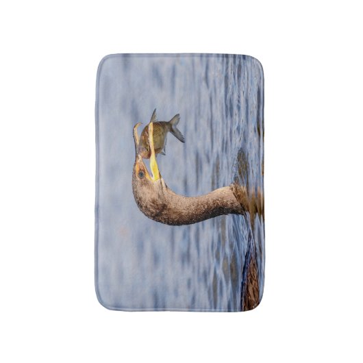 魚の鵜 バスマット (正面縦)