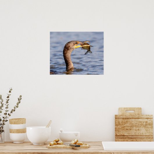 魚の鵜 ポスター (キッチン)