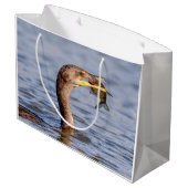 魚の鵜 ラージペーパーバッグ (裏面アングル)