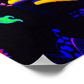 魚の黒い光 ポスター (角)