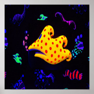 魚の黒い光 ポスター