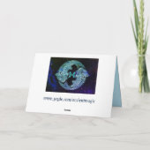 魚の〔占星術の〕十二宮図グリーティングカード カード (裏面)