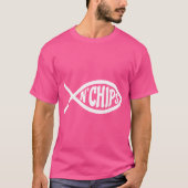 魚のN'Chips - Jesus Fish Tシャツ (正面)